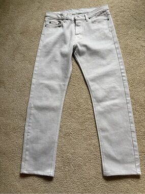 Men's Light Gray Outland Jeans - Classic Straight Fit -Ranger Style